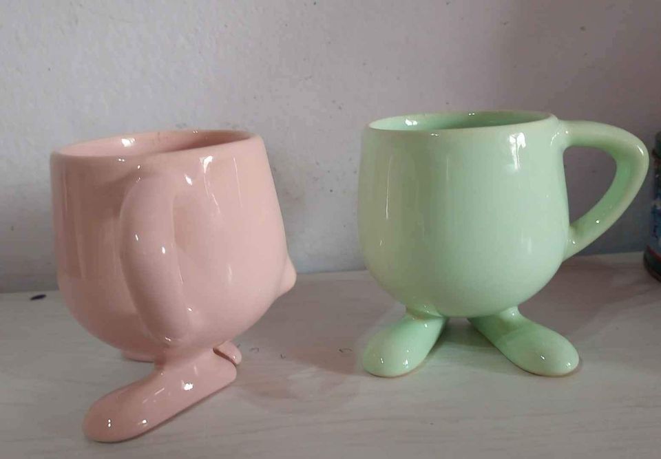 Tazas con patita y colita